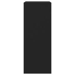 Berkfield Home Shoe Cabinet with 2 Flip-Drawers Black 60x42x108 cm - Size: 60 x 42 x 108 cm - thumbnail 7