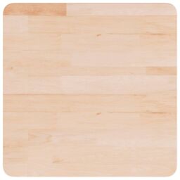 Berkfield Home Square Table Top 50x50x1.5 cm Untreated Solid Wood Oak in Brown - thumbnail 2