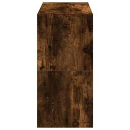 Berkfield Home Shoe Racks 2 pcs Stackable Smoked Oak 60x30x30.5 cm in Brown - thumbnail 5