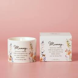 The Cottage Garden Mother's Day Ceramic Candle 100g - Mummy in White - thumbnail 2
