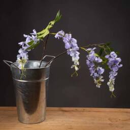 Lemon Pavilion Furniture and Decor Wisteria Artificial Flower, Fabric/Plastic, L42 x W42 x H82 cm, Lilac - thumbnail 1