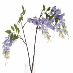 Lemon Pavilion Furniture and Decor Wisteria Artificial Flower, Fabric/Plastic, L42 x W42 x H82 cm, Lilac - thumbnail 3