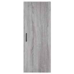 Berkfield Home Highboard Grey Sonoma 34.5x34x180 cm Engineered Wood - thumbnail 6