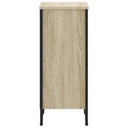 Berkfield Home Bookcase Sonoma Oak 50x31x74.5 cm Engineered Wood in Light Tan - thumbnail 5