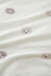 Catherine Lansfield 'Cosy Bear' So Soft Duvet Cover Set in Natural - Size: Single - thumbnail 4
