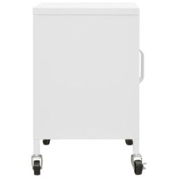 Berkfield Home Storage Cabinet White 60x35x56 cm Steel - Size: 60 x 35 x 56 cm - thumbnail 4