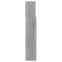 Berkfield Home Headboard Cabinet Grey Sonoma 140x19x103.5 cm - thumbnail 6