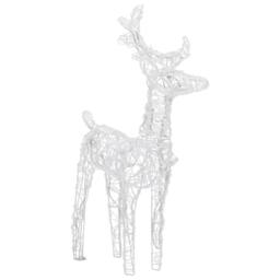 Berkfield Home Beautiful Christmas Reindeers 6 pcs Blue 240 LEDs Acrylic - thumbnail 4