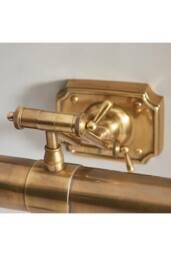 Netlighting 2 Light Picture Wall Light Lamp Brass LED E14 in Gold - thumbnail 6