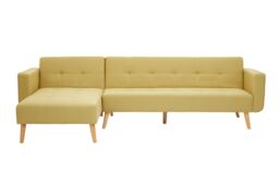 Orsina Comfortable Hagen Grey Large Corner Sofa Bed, Functional Pull Out Sofa Bed For Livingroom, Modern Sofa Bed in Green - thumbnail 7