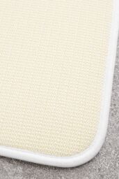 Catherine Lansfield Anti- Bacterial Memory Foam' Bath & Pedestal Mat Set in White - thumbnail 3
