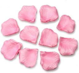 Shatchi 1000pcs Dark Purple Silk Rose Petals Wedding Mothers Day Wedding Confetti Anniversary Table Decorations in Pink - thumbnail 5