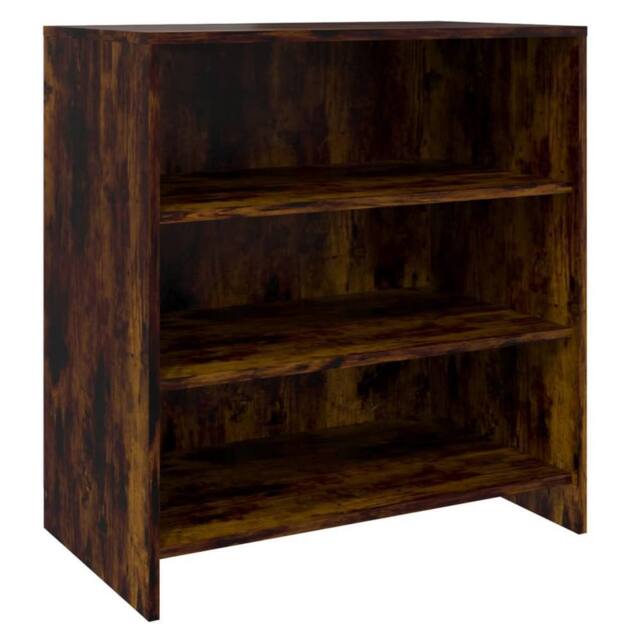 Berkfield Home Sideboard Smoked Oak 70x40.5x75 cm Engineered Wood in Brown - image 1
