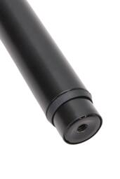 Living and Home Glossy Black Metal Telescopic Curtain Rod with Brackets - Size: 180 cm - thumbnail 8
