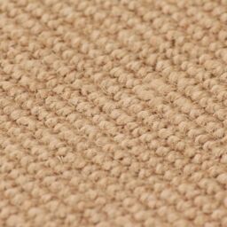 Berkfield Home Area Rug Jute with Latex Backing 200x300 cm in Brown - Size: 100 cm diameter - thumbnail 3
