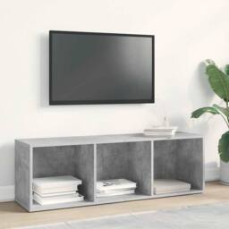 Berkfield Home Classic Book Cabinet/TV Cabinet Concrete Grey 36x30x114 cm Engine - Size: 36 x 30 x 114 cm - thumbnail 6
