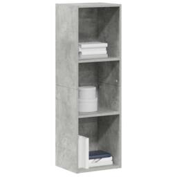 Berkfield Home Classic Book Cabinet/TV Cabinet Concrete Grey 36x30x114 cm Engine - Size: 36 x 30 x 114 cm - thumbnail 1