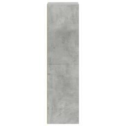 Berkfield Home Classic Book Cabinet/TV Cabinet Concrete Grey 36x30x114 cm Engine - Size: 36 x 30 x 114 cm - thumbnail 5