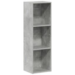 Berkfield Home Classic Book Cabinet/TV Cabinet Concrete Grey 36x30x114 cm Engine - Size: 36 x 30 x 114 cm - thumbnail 3