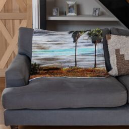 Benjamin Tate Design S&B Palm Blanket in Natural - Size: 120 cm x 150 cm - thumbnail 2