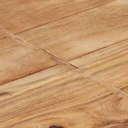 Berkfield Home Coffee Table 80x80x28 cm Solid Acacia Wood in Brown - Size: 80 x 80 x 28 cm - thumbnail 5