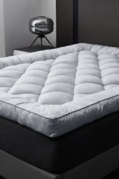 Ezysleep 2 Inch Shredded memory foam mattress topper in Light Grey - Size: King - thumbnail 1