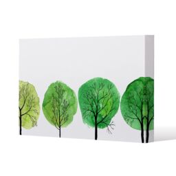 Benjamin Tate Design Trees (Canvas Print) / 31 x 41 x 4cm in Natural - Size: 31 x 41 x 4 cm - thumbnail 1