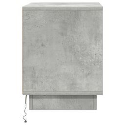 Berkfield Home Bedside Cabinets with LED Lights 2 pcs Concrete Grey 44x34, 5x45 cm - thumbnail 8