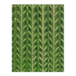 "Artery8 Vintage Japanese Botanical Pattern Vintage Wall Art Print Korin in Green - Size: W12"" x H16""" - thumbnail 1