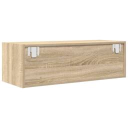 Berkfield Home TV Cabinets 2 pcs Sonoma Oak 80x31x25.5 cm Engineered Wood in Light Tan - thumbnail 9