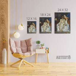 "Artery8 The Dead Christ with Angels Manet Vintage Canvas Wall Art - Size: W18"" x H24""" - thumbnail 4