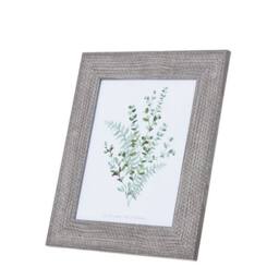Lemon Pavilion Furniture and Decor Woven Photo Frame 8 x 10 - Wood - L1 x W29 x H34 cm - Grey - thumbnail 1