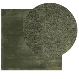 Berkfield Home Rug HUARTE Short Pile Soft & Washable Forest Green 120x120 cm - Size: Medium - thumbnail 3