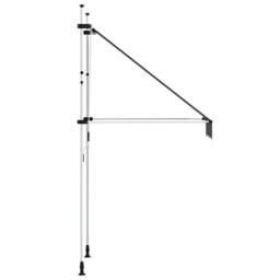 Berkfield Home Manual Retractable Awning 100 cm Anthracite in Charcoal - thumbnail 3