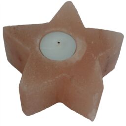 KDMD Salt Candle Holder - Star in Orange - thumbnail 3