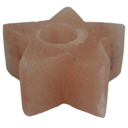 KDMD Salt Candle Holder - Star in Orange