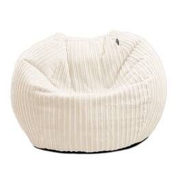 rucomfy Beanbags rucomfy Indoor Classic Kids Bean Bag Chair - Jumbo Cord Slouchbag in Ivory - thumbnail 2
