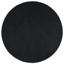 Berkfield Home Rug OVIEDO Short Pile Black √ò 160 cm - Size: Medium - thumbnail 1