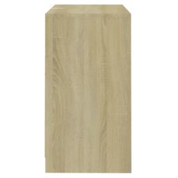 Berkfield Home Sideboard Sonoma Oak 70x41x75 cm Engineered Wood in Brown - Size: 70 x 41 x 75 cm - thumbnail 4