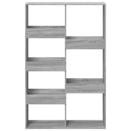 Berkfield Home Classic Bookcase Grey Sonoma 100x33x155.5 cm Engineered Wood - thumbnail 4