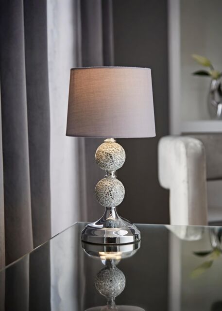 ValueLights Harmony Grey Table Lamp - image 1
