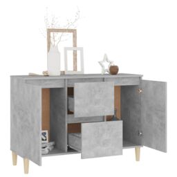Berkfield Home Sideboard Concrete Grey 103.5x35x70 cm Engineered Wood - thumbnail 3
