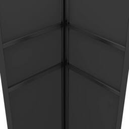 Berkfield Home Gazebo with Double Roof&LED String Lights 3x3 m Anthracite in Dark Grey - thumbnail 5