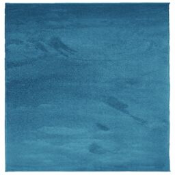 Berkfield Home Rug OVIEDO Short Pile Turquoise 120x120 cm in Blue - Size: Medium - thumbnail 2