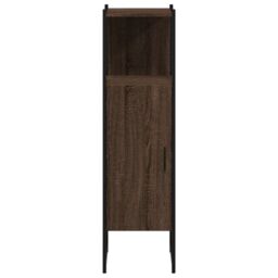 Berkfield Home Bathroom Cabinet Brown Oak 33x33x120.5 cm Engineered Wood - thumbnail 5