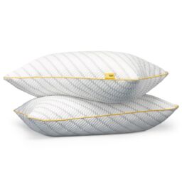 Cosi Home Luxury Memory Foam Pillow with Adjustable Filling - 2 Pack in Off-White - thumbnail 3