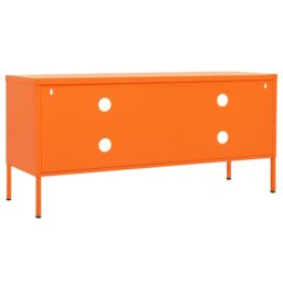 Berkfield Home TV Cabinet Orange 105x35x50 cm Steel - Size: 105 x 35 x 50 cm - thumbnail 5