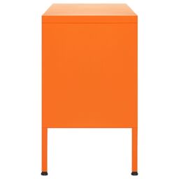 Berkfield Home TV Cabinet Orange 105x35x50 cm Steel - Size: 105 x 35 x 50 cm - thumbnail 4