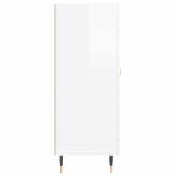 Berkfield Home Sideboard High Gloss White 69.5x34x90 cm Engineered Wood - thumbnail 7