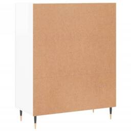 Berkfield Home Sideboard High Gloss White 69.5x34x90 cm Engineered Wood - thumbnail 8